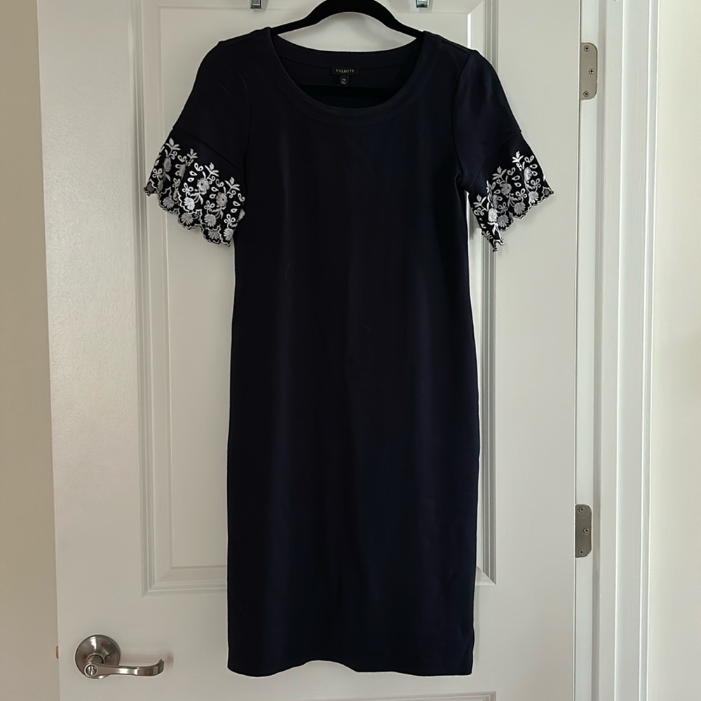 NWT Talbots navy dress